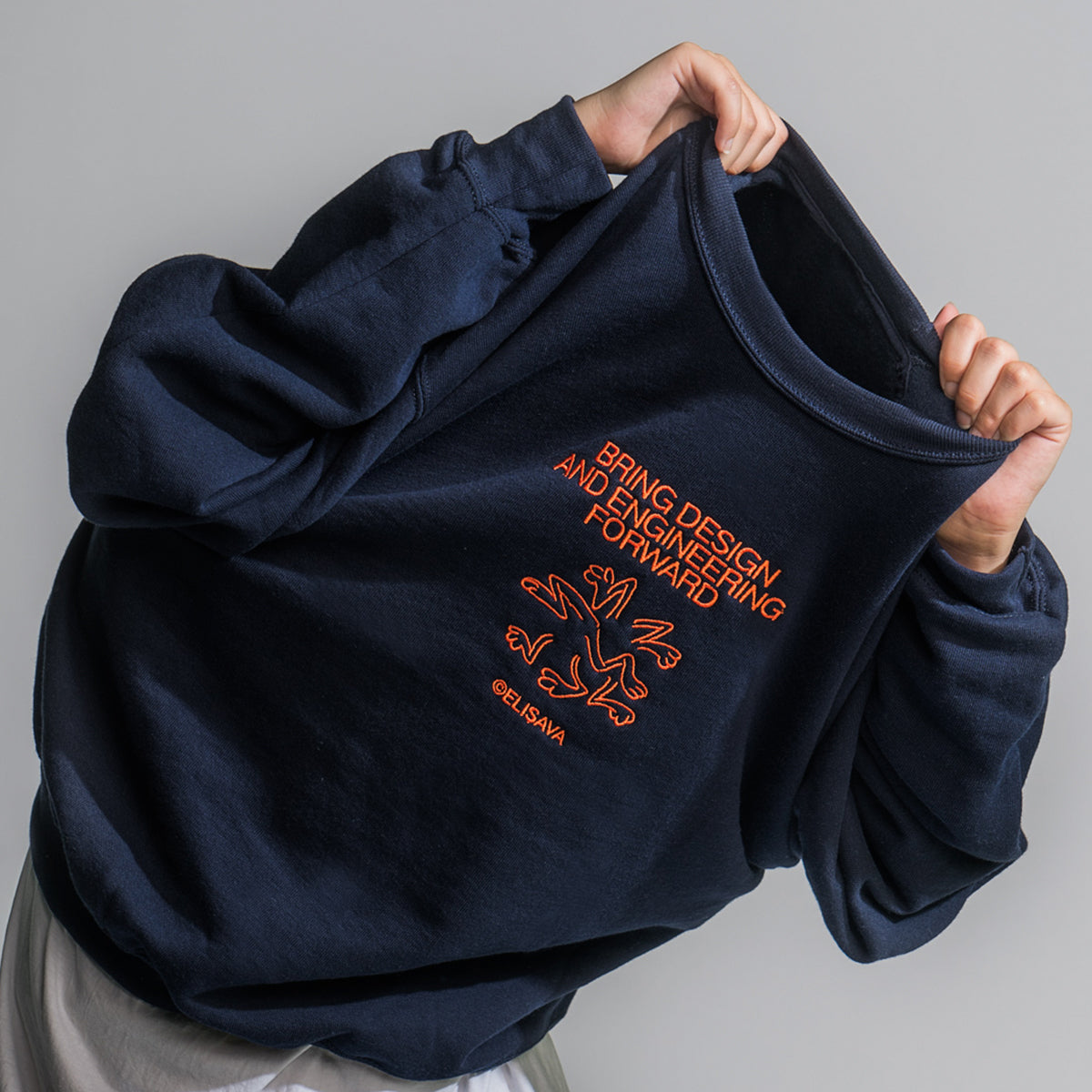 Sweatshirt Navy Forward