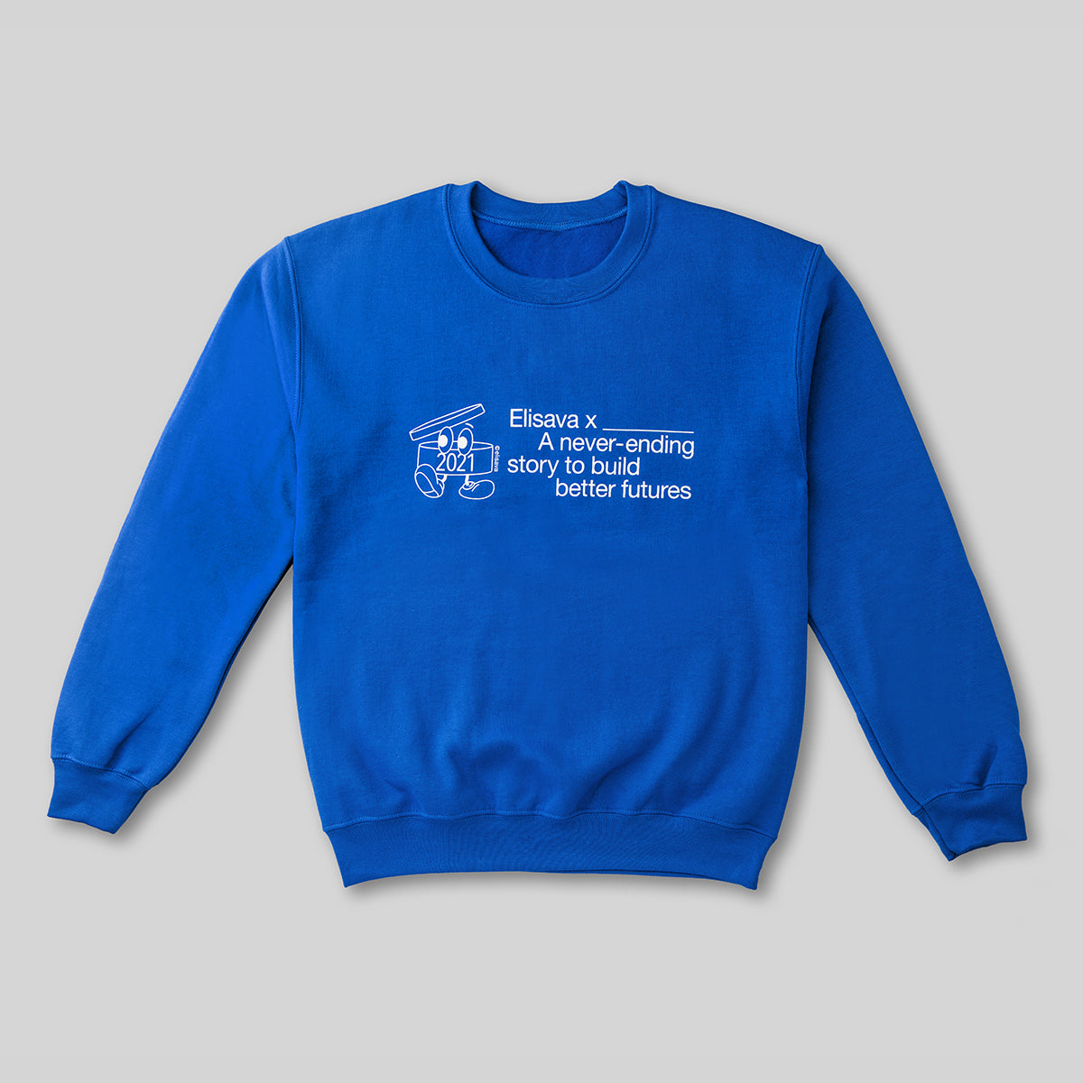 Sweatshirt Blue Illustration