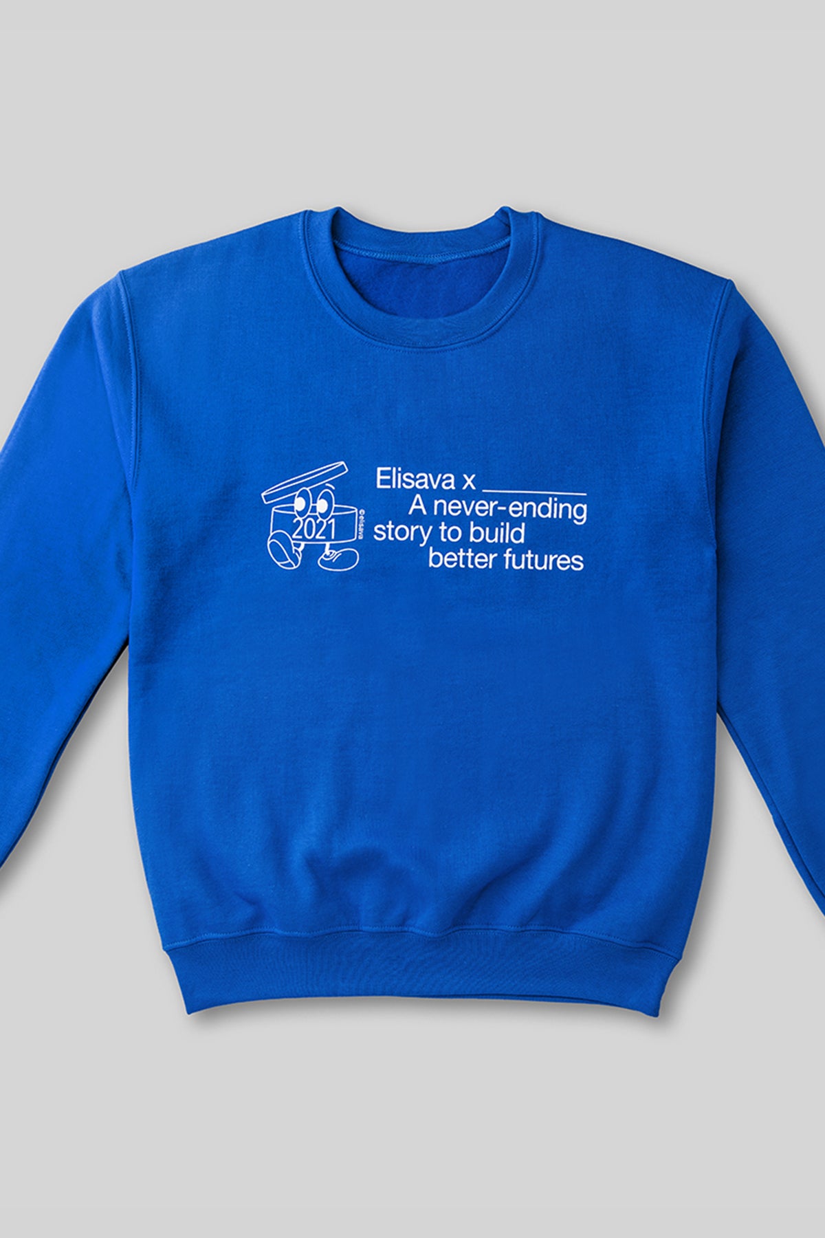 Sweatshirt Blue Illustration